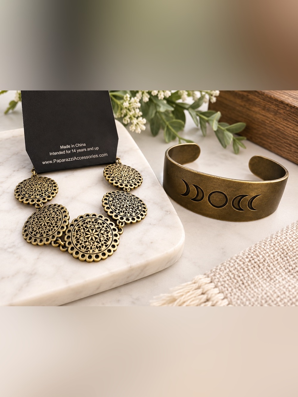 💖Set of 2 bronze bracelets💖